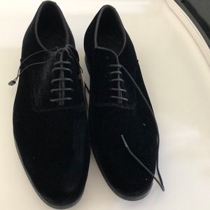 Brand new Zara velvet mens lace up shoes